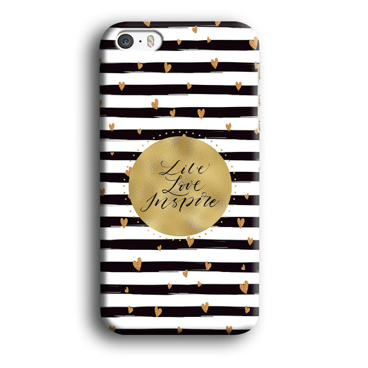 Quote Love in Circle of Inspiration iPhone 5 | 5s 3D Case