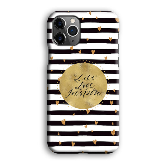 Quote Love in Circle of Inspiration iPhone 12 Pro 3D Case