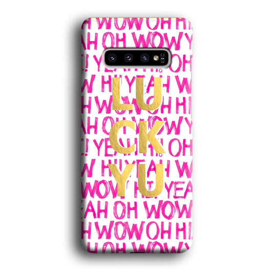 Quotes of Girls Samsung Galaxy S10 3D Case