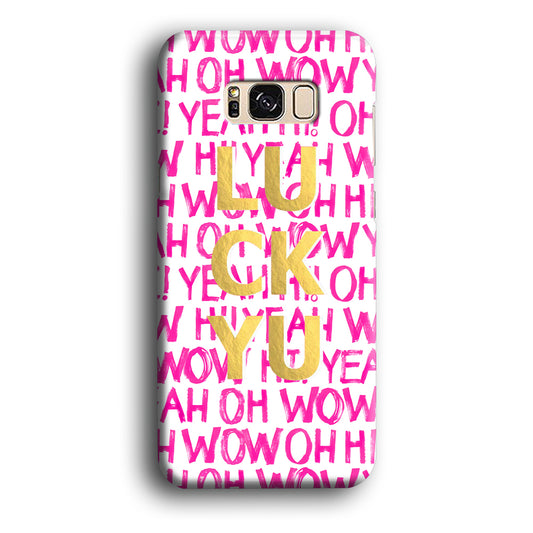 Quotes of Girls Samsung Galaxy S8 3D Case