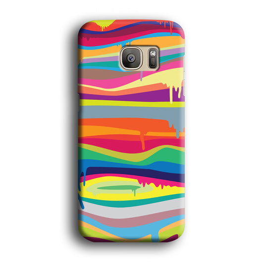 Rainbow Faded Samsung Galaxy S7 Edge 3D Case