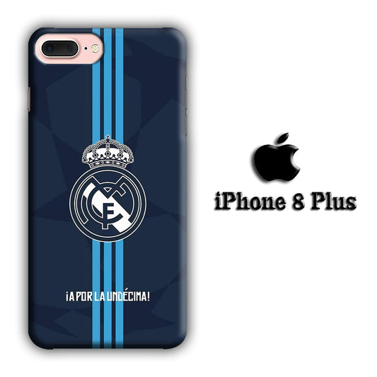 Real Madrid iA Por La Undecima iPhone 8 Plus 3D Case