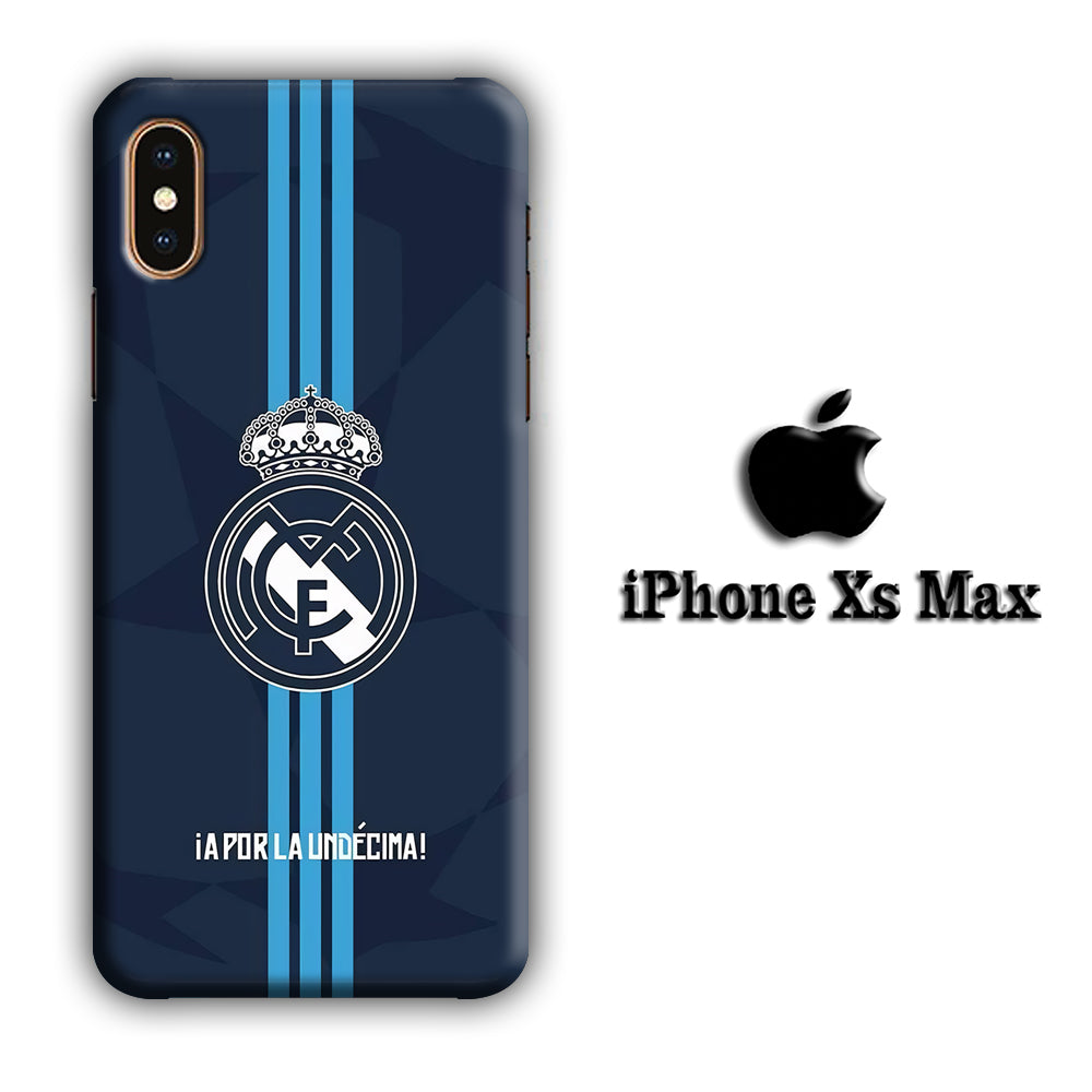 Real Madrid iA Por La Undecima iPhone Xs Max 3D Case