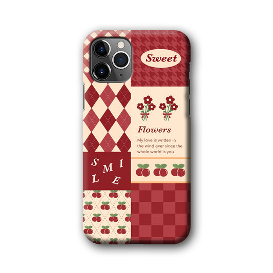 Red Flanel Fusion Wallpaper iPhone 11 Pro Max 3D Case