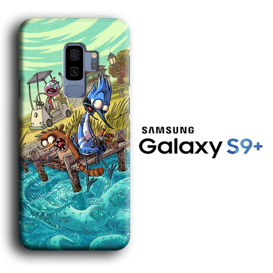 Reguler Show Fishing The Dragon Samsung Galaxy S9 Plus 3D Case