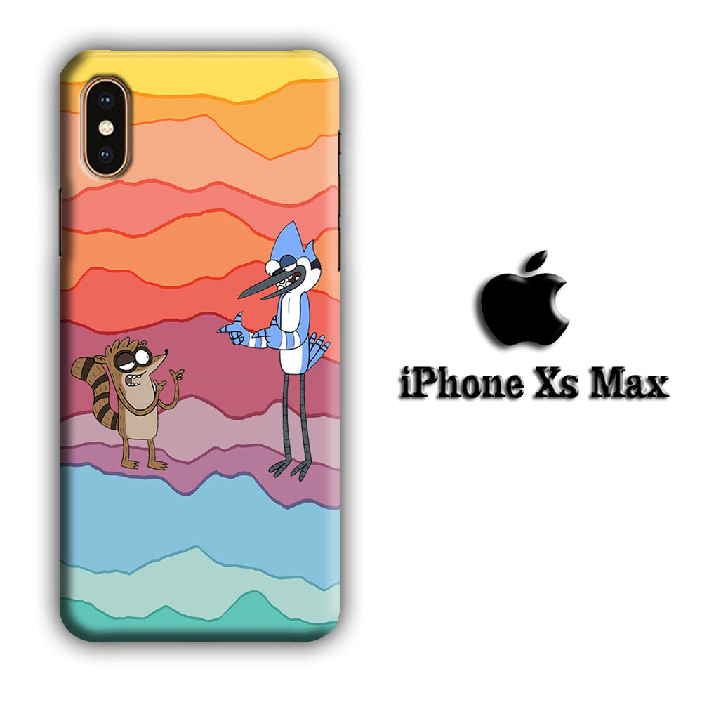 Reguler Show Fix The Challenge iPhone Xs Max 3D Case