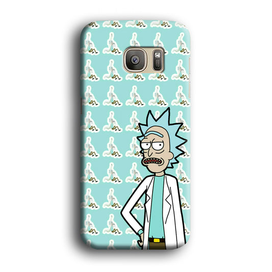 Rick and Morty Doctor Bad Vibes Samsung Galaxy S7 Edge 3D Case