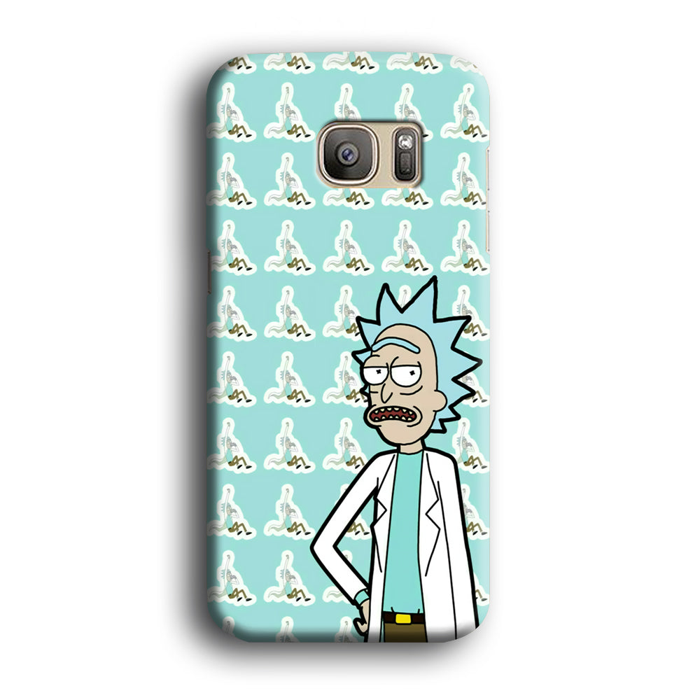 Rick and Morty Doctor Bad Vibes Samsung Galaxy S7 Edge 3D Case