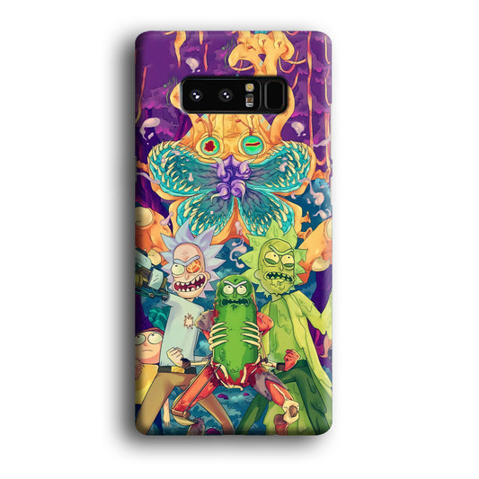 Rick and Morty Double Power Samsung Galaxy Note 8 3D Case