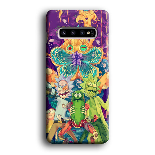 Rick and Morty Double Power Samsung Galaxy S10 3D Case