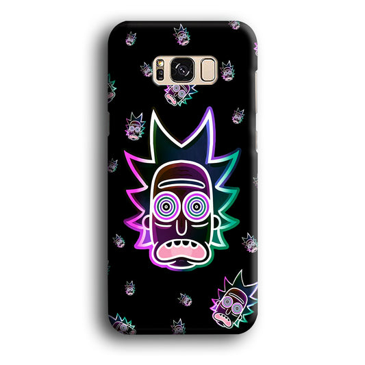 Rick and Morty Face Glow Samsung Galaxy S8 Plus 3D Case
