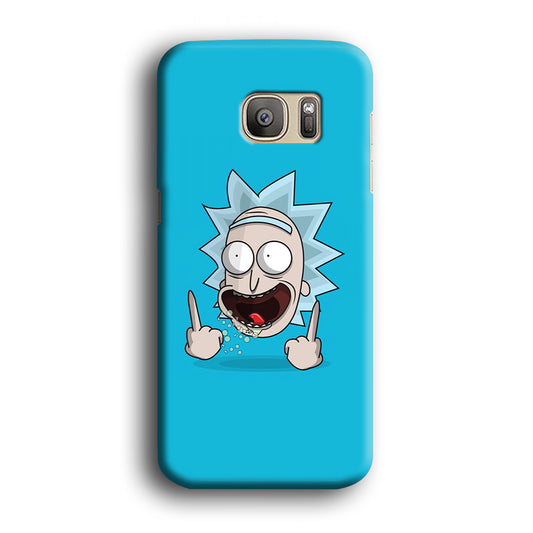 Rick and Morty Head to Greet Samsung Galaxy S7 3D Case