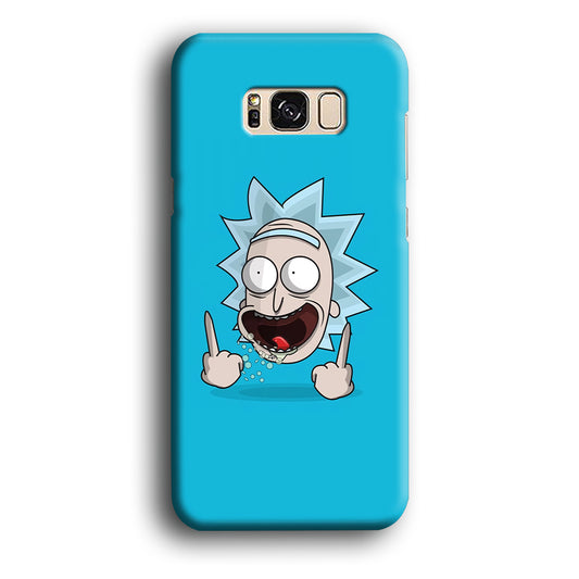 Rick and Morty Head to Greet Samsung Galaxy S8 Plus 3D Case