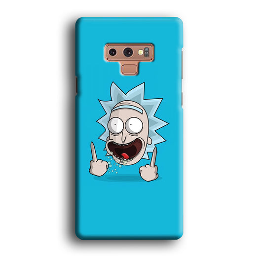 Rick and Morty Head to Greet Samsung Galaxy Note 9 3D Case