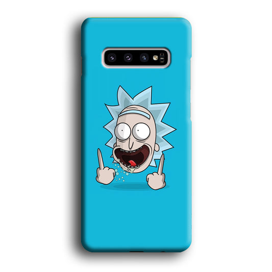 Rick and Morty Head to Greet Samsung Galaxy S10 3D Case