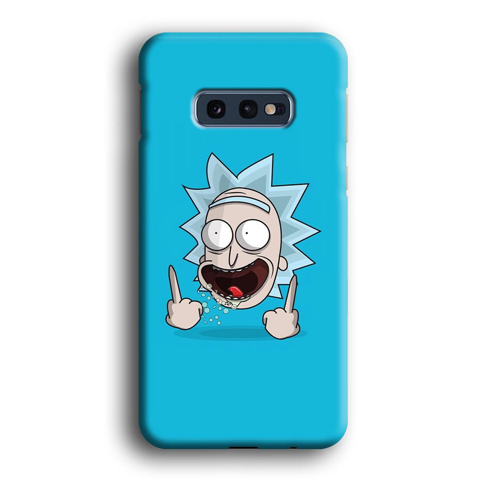Rick and Morty Head to Greet Samsung Galaxy S10E 3D Case