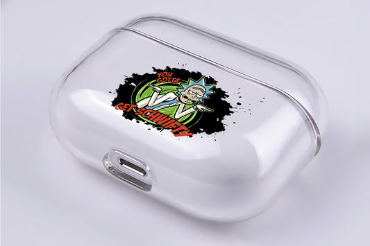 Rick and Morty Jeer Face Protective Clear Case Cover For Apple Airpod Pro