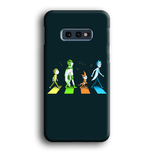 Rick and Morty Walk in Cross Samsung Galaxy S10E 3D Case