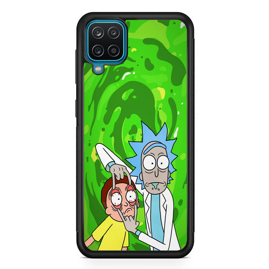 Rick and Morty Look The Real Life Samsung Galaxy A12 Case