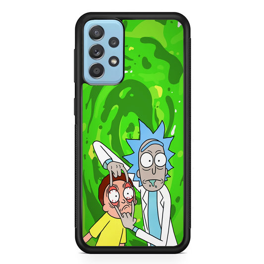 Rick and Morty Look The Real Life Samsung Galaxy A72 Case