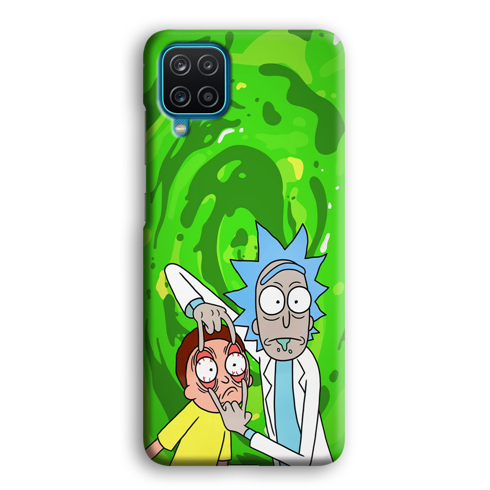 Rick and Morty Look The Real Life Samsung Galaxy A12 Case