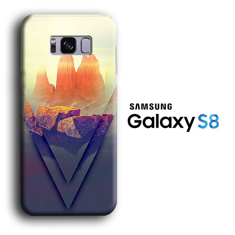 Rock and Lake Samsung Galaxy S8 3D Case