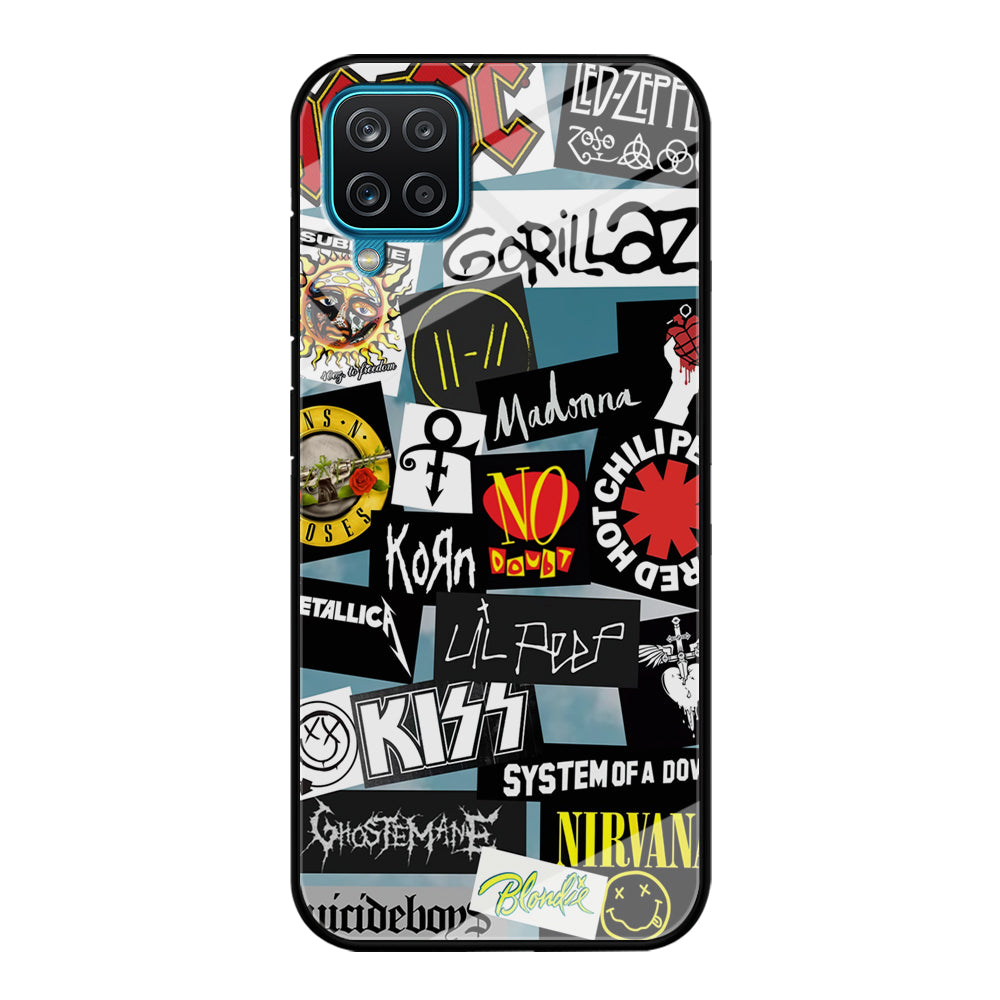 Rock's Band Famous Label Samsung Galaxy A12 Case