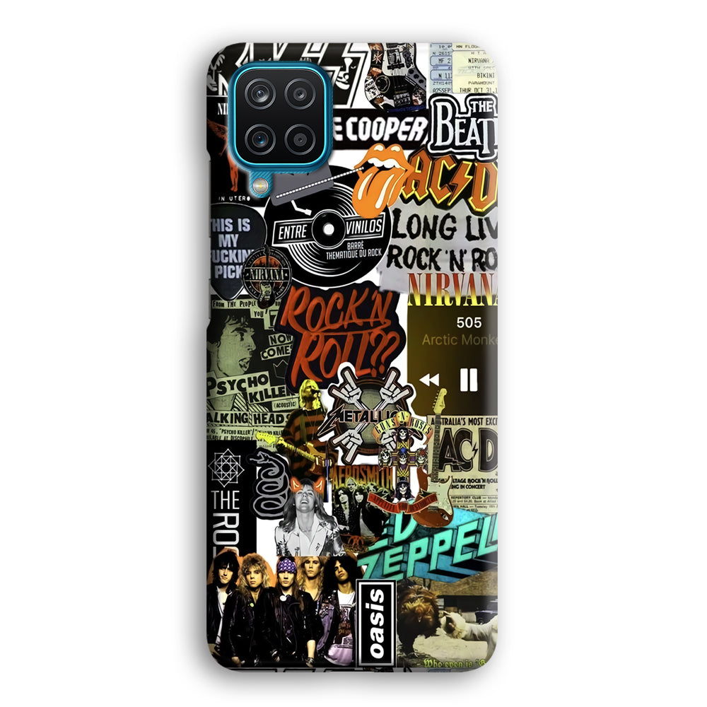 Rock's Band Historical Touch Collage Samsung Galaxy A12 Case