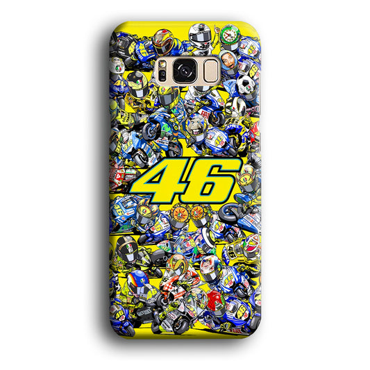 Rossi Voyage of Living Legend Samsung Galaxy S8 3D Case