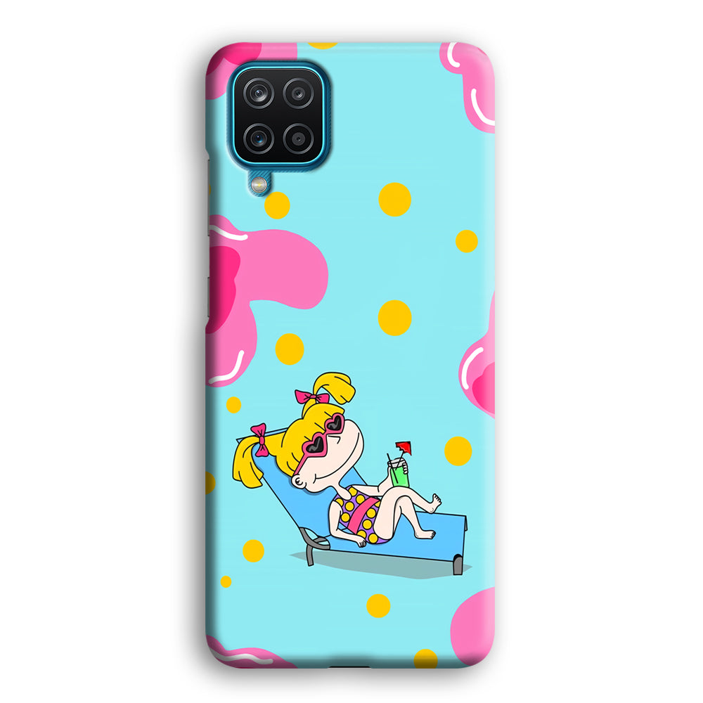 Rugrats Angelica Sunbathing Samsung Galaxy A12 Case