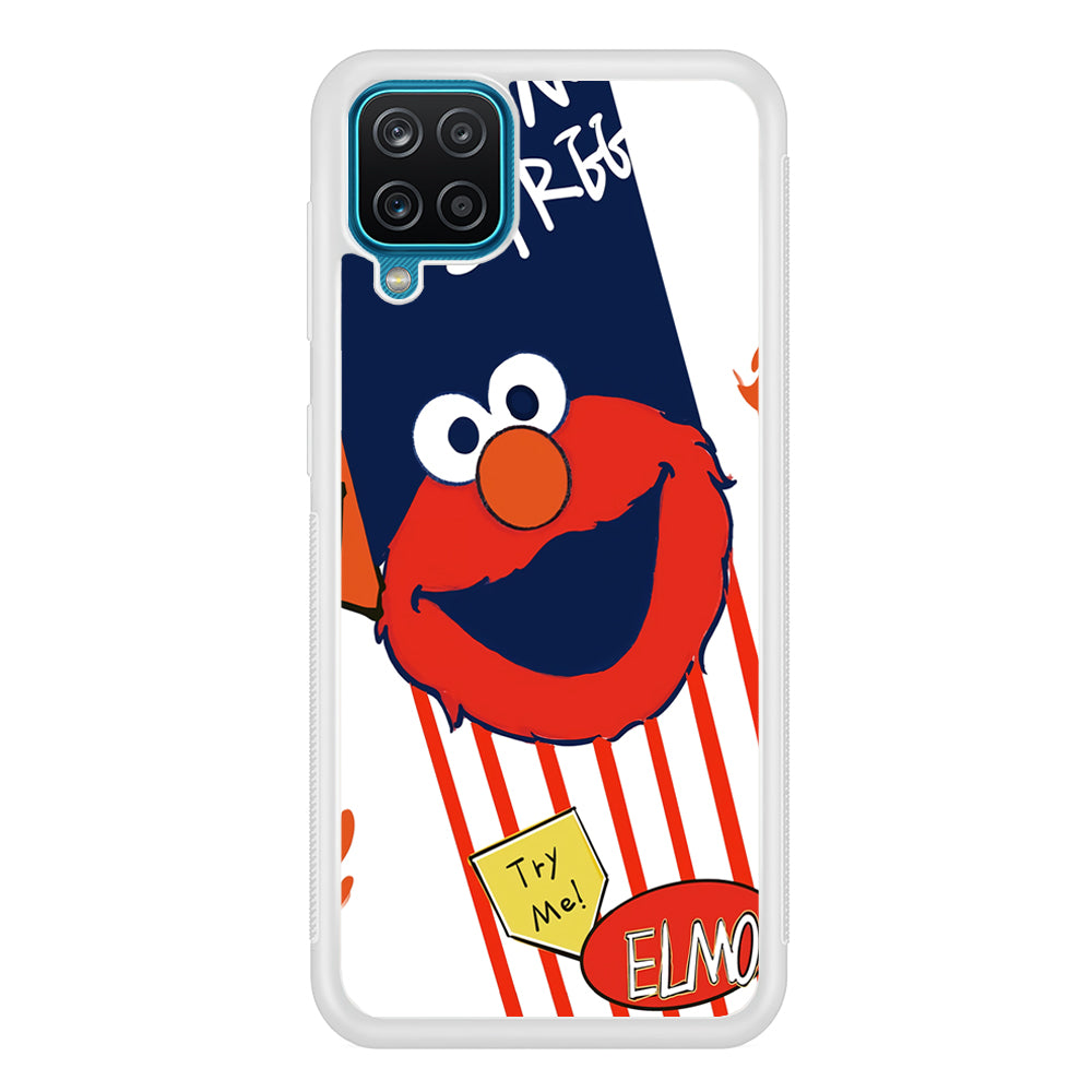 Sesame Street Elmo Jersey Theme Samsung Galaxy A12 Case