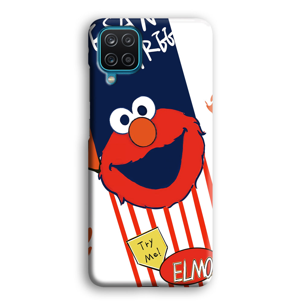 Sesame Street Elmo Jersey Theme Samsung Galaxy A12 Case