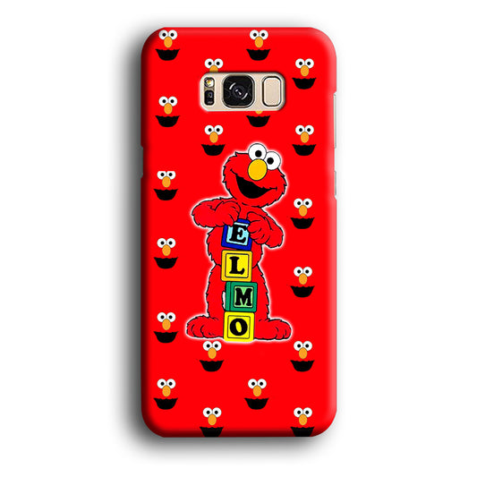 Sesame Street Elmo Stand in Red Samsung Galaxy S8 Plus 3D Case