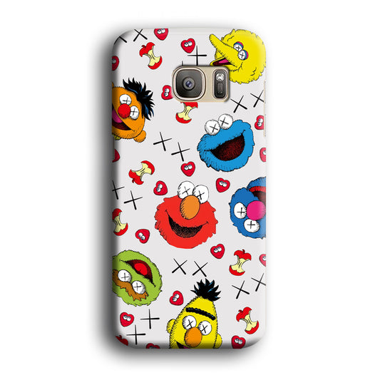 Sesame Street Smile Together Samsung Galaxy S7 Edge 3D Case