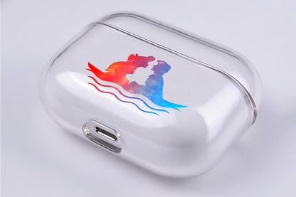 Silhouette of Love Protective Clear Case Cover For Apple Airpod Pro