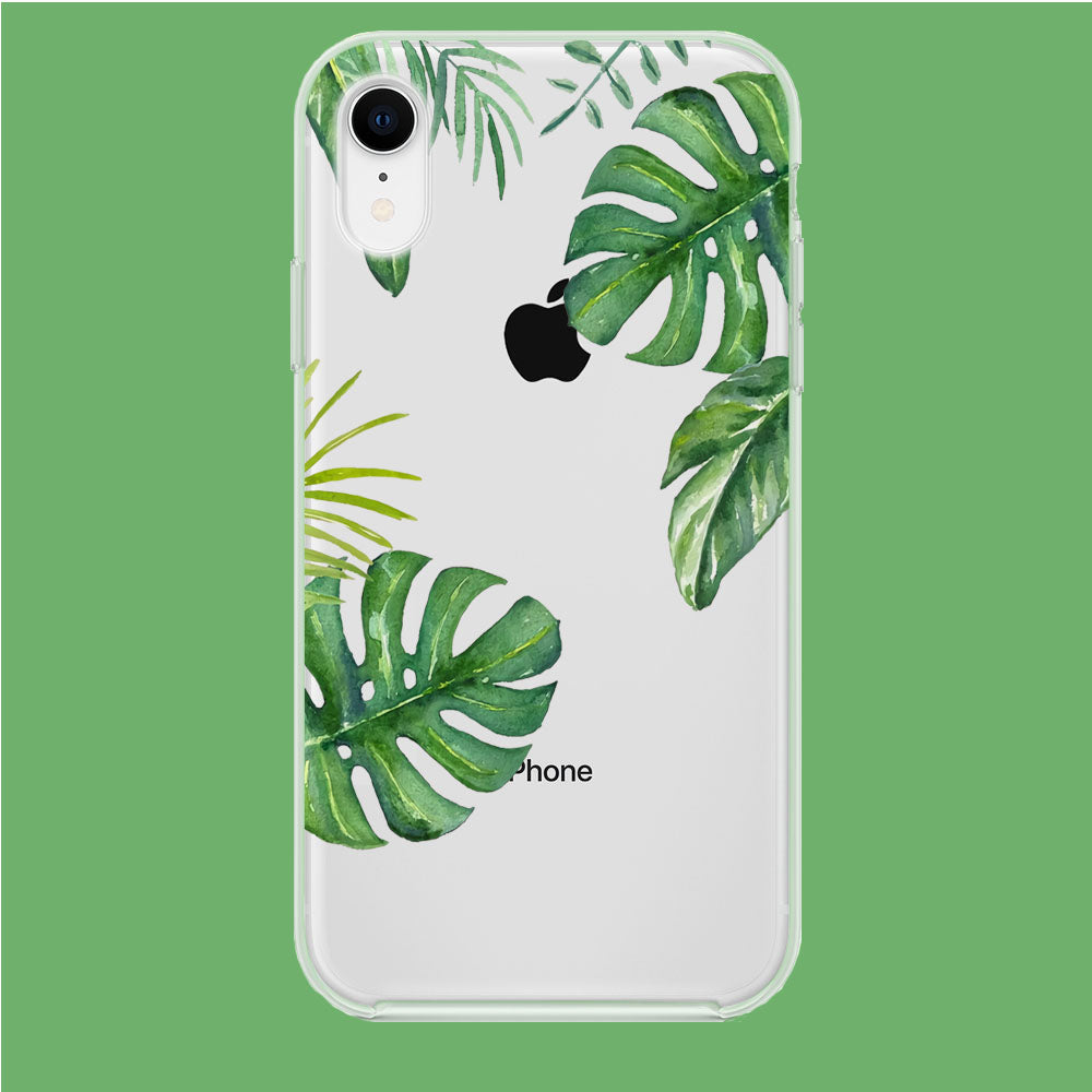 Simple Leaves iPhone XR Clear Case