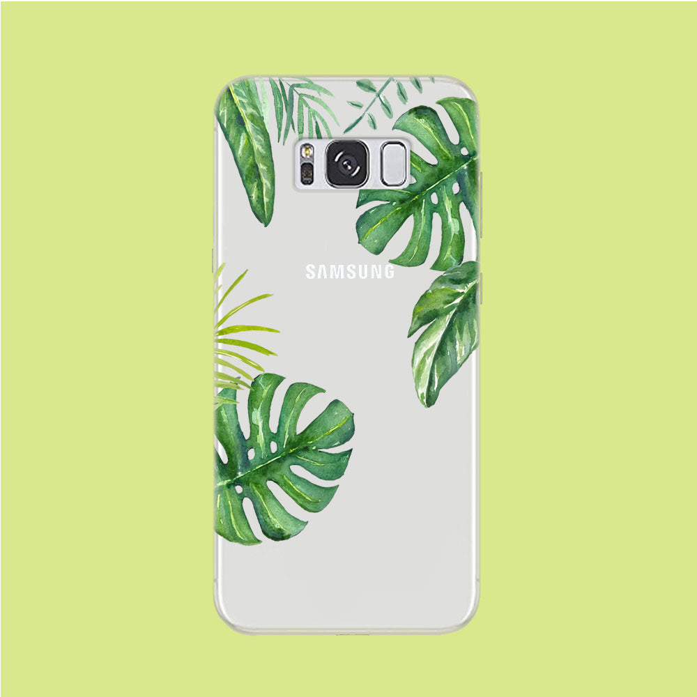 Simple Leaves Samsung Galaxy S8 Clear Case