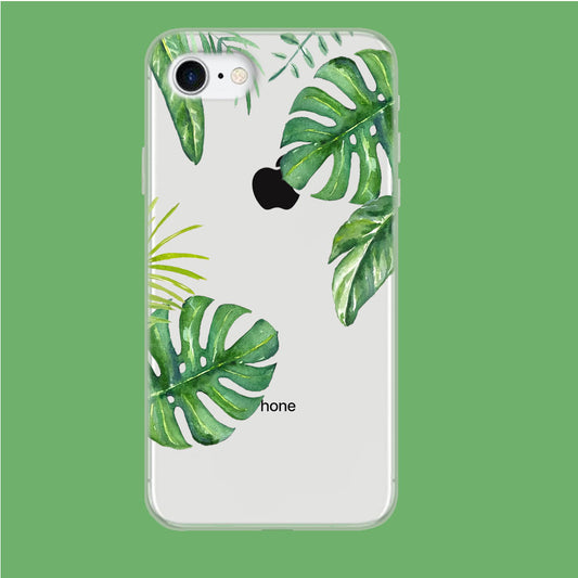 Simple Leaves iPhone 8 Clear Case