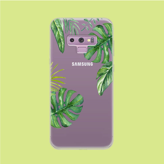 Simple Leaves Samsung Galaxy Note 9 Clear Case