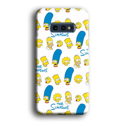 Simpsons Family Victory Samsung Galaxy S10E 3D Case