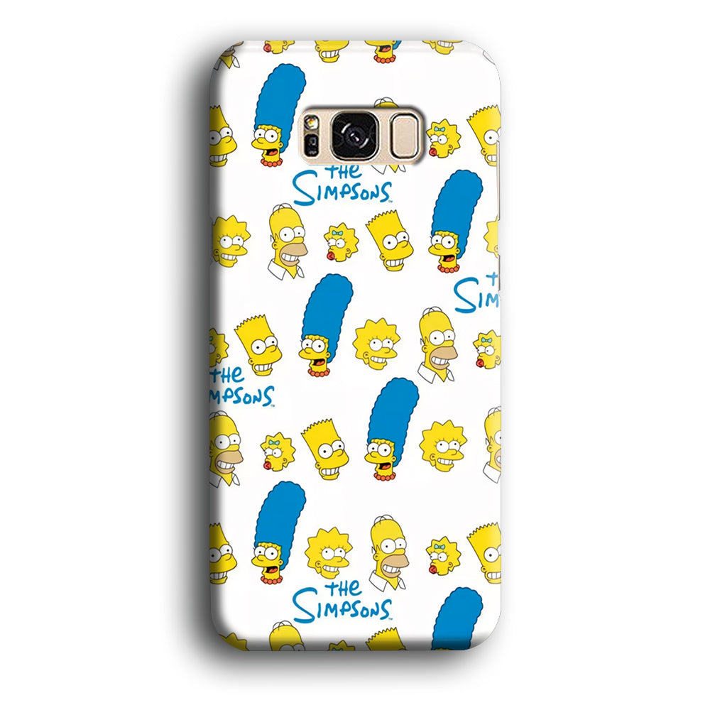 Simpsons Family Victory Samsung Galaxy S8 3D Case