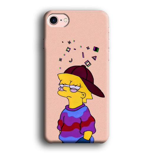 Simpsons Lisa Illusion iPhone 7 3D Case