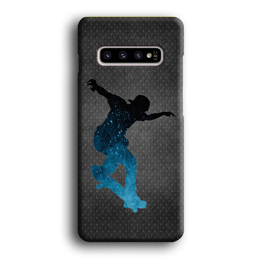 Skate Steel and Space Samsung Galaxy S10 3D Case