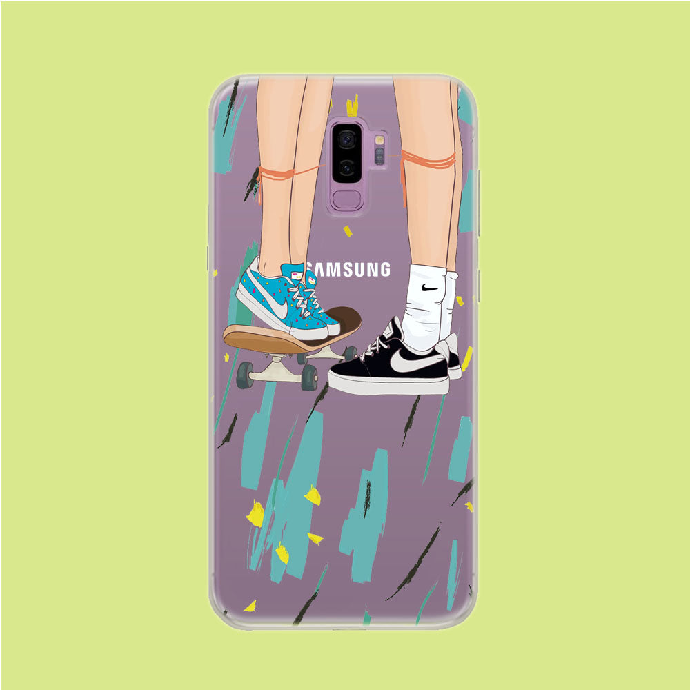 Skate With Love Samsung Galaxy S9 Plus Clear Case