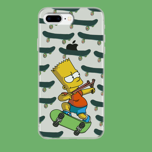 Skate and Bart iPhone 8 Plus Clear Case
