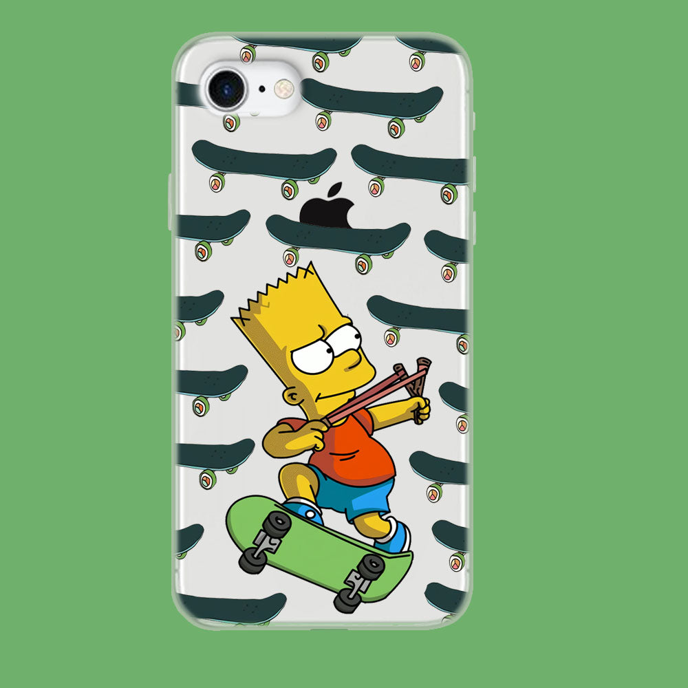 Skate and Bart iPhone 8 Clear Case