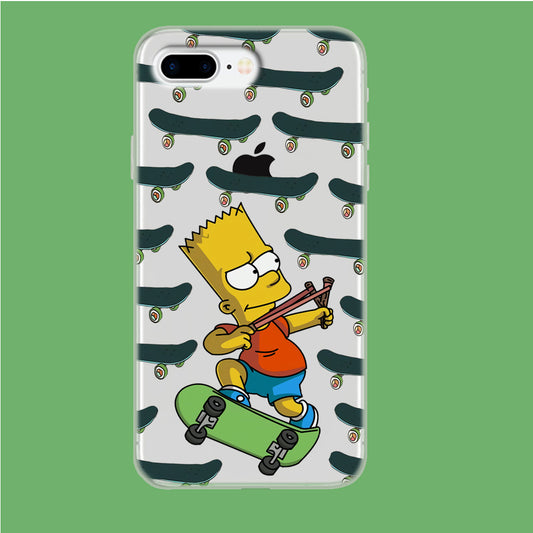 Skate and Bart iPhone 7 Plus Clear Case