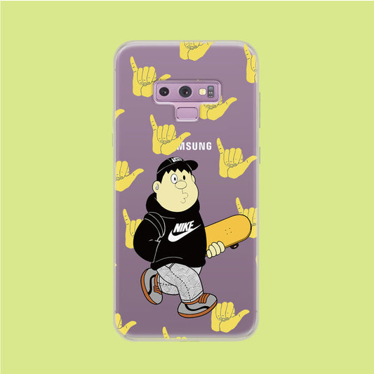 Skate in Takeshi Giant Style Samsung Galaxy Note 9 Clear Case