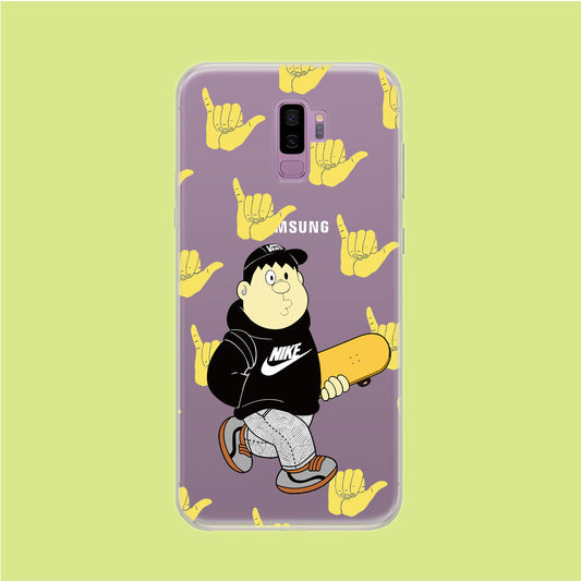 Skate in Takeshi Giant Style Samsung Galaxy S9 Plus Clear Case