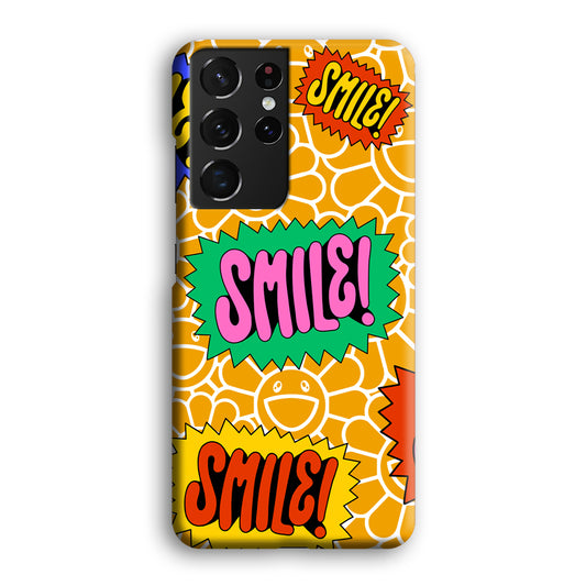Smile and Smile Over The Day Samsung Galaxy S21 Ultra 3D Case